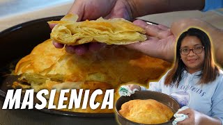 How to Make MaslenicaMasanca  Filipina Making Bosnian Food 🇧🇦 [upl. by Hersh317]