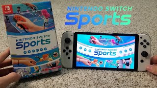 Nintendo Switch Sports Unboxing and Gameplay [upl. by Trimmer]