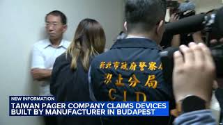 Taiwan pager company claims devices built by manufacturer in Budapest [upl. by Lissner541]