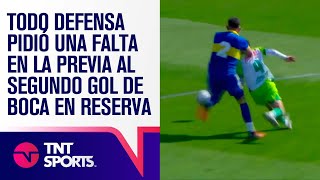 ¿HUBO FALTA 🤔 TODO DEFENSA se QUEJÓ de un FOUL PREVIO al segundo GOL de Boca en Reserva [upl. by Bowers40]