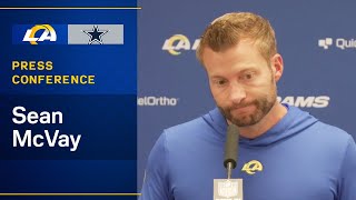 Sean McVay Addresses The Media Following Week 8 Matchup vs Cowboys [upl. by Lubba]