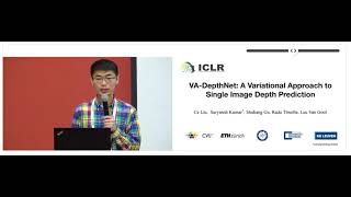 ICLR 2023 Oral Presentation quotVADepthNet A Variational Approach to Single Image Depth Predictionquot [upl. by Nnylannej]