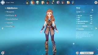 New 5⭐Character Aloy FULL showcase  Genshin Impact [upl. by Gianni]