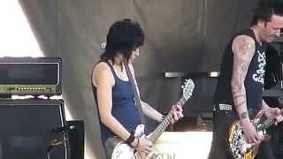 Joan Jett amp The Blackhearts  Soundcheck  I Love Playing With Fire  Vancouver PNE Aug 17 2014 [upl. by Lenore433]