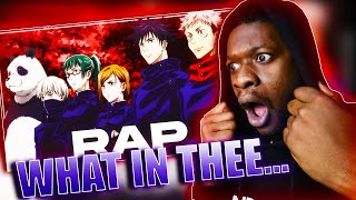 JUJUTSU KAISEN TOKYO STUDENTS CYPHER  quotSorcery Fightquot  Breeton Boi ft Shwabadi HalaCG REACTION [upl. by Howzell]