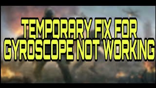 CALL OF DUTY MOBILE GYROSCOPE NOT WORKING FIXEDKINDA [upl. by Benis]