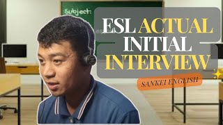 ACTUAL JOB INTERVIEW  ESL Teacher  Sankei English [upl. by Kubiak]