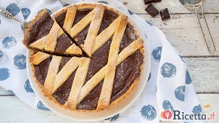 Crostata al cioccolato  Ricettait [upl. by Kcired]