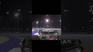 LEWIS HAMILTON SUFFERS PUNCTURE IN qatargp f1 formula1 lewishamilton mercedesf1 [upl. by Luisa]