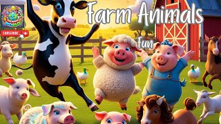 Farm Animals For Kids  Best Kids Songs 2024  Nursery Rhymes For Kids  Old MacDonald Had A farm [upl. by Ruckman]