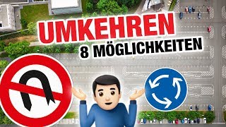 Grundfahraufgabe PKW 8 Möglichkeiten zum Umkehren 🤔  Fischer Academy [upl. by Aholah]