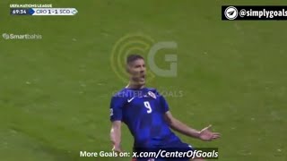 Andrej Kramaric Goal Croatia Vs Scotland 21 All Goals Analysis amp Extended Highlights Result [upl. by Sitarski]