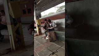 Railway station 🚉 live sketch ll railway live sketch viralshorts shortvideo shortsfeed [upl. by Healey315]