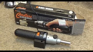 BlackampDecker 9018 Cordless Screw Driver  Diagnosing the Failure [upl. by Madelin145]