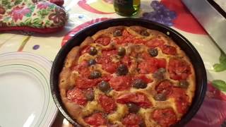 FOCACCIA BARESE Come prepararla Ricetta del nonno STRABUONA [upl. by Asilenna]