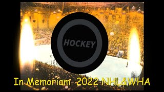 In Memoriam to all those we lost in professional hockey NHL amp WHA in 2023 [upl. by Etnomed567]