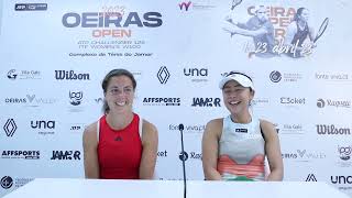 Ulrikke Eikeri e Eri Hozumi Campeãs ITF W100 Oeiras Ladies Open [upl. by Milissa]