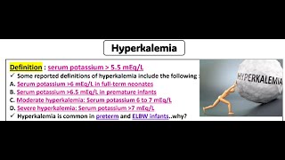 Neonatal Hyperkalemia [upl. by Donoghue995]