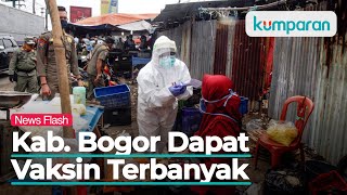 Kabupaten Bogor Bakal Terima Jatah Vaksin COVID 19 Terbanyak [upl. by Elbys]