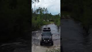 Epic Deep Water Crossing on the Florida Adventure Trail  Florida Overlanding [upl. by Yenrab]