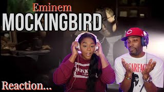 First time hearing Eminem quotMockingbirdquot Reaction  Asia and BJ [upl. by Viv]