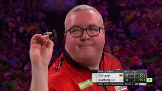 AN INCREDIBLE SET  Bunting v Hempel  Set 1  202324 World Darts Championship [upl. by Dugas]