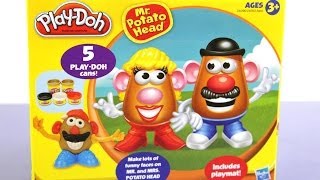 Play Doh Play Dough Mr Potato Head Toy Review [upl. by Vories]