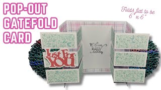 6x6 Pop Out Gatefold Card [upl. by Assyn]