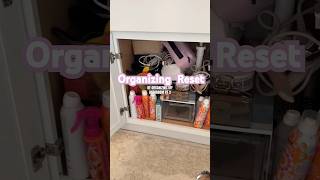 Organizing Reset organizing cleaning rest bathroom makeover makeup youtubeshorts shorts [upl. by Leikeze134]