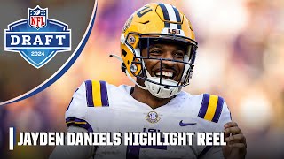 Jayden Daniels Highlight Reel Washington Commanders select LSU QB with 2nd pick  2024 NFL Draft [upl. by Jennee]