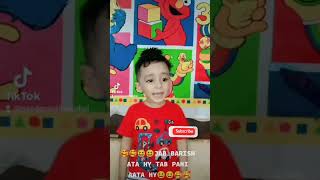 Sajeel Ur Rahman funny moment JB BARISH AATA HY TBB PANI ATA HY😂😂😂 funny babies comedy funny [upl. by Neilson615]