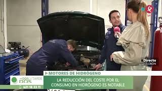 De gasolina a hidrógeno un taller pionero en Lobón  Dos de tarde [upl. by Ralfston]