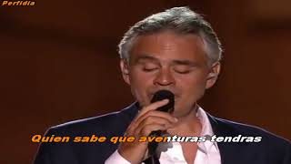 Perfidia 1  Andrea Bocelli  CantorEl10 Karaoke [upl. by Allegna549]