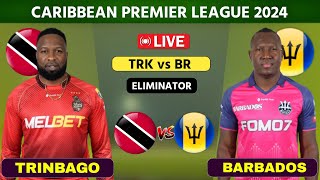 CPL Live Trinbago Knight Riders vs Barbados Royals Live 31st Match  TKR vs BR Live [upl. by Akinas277]