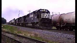 Norfolk Southern in 1990 [upl. by Llerdnek874]