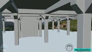 Augmented Reality  Simulation in Unreal Engine Structural BIM  Revit to UE4 ARCore Android [upl. by Hospers94]