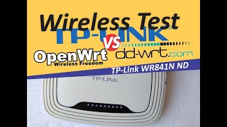 TPlink wr 841nnd wireless access point review in openwrt vs ddwrt vs original firmware [upl. by Nrojb]