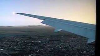 FSX Landing at CYVR 26L UA B777200 wing view [upl. by Uticas]