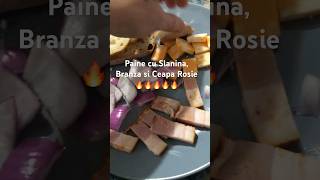 Paine cu Slanina Branza si Ceapa Rosie 🥖💨🥓🧀🧅🔥🔥🔥🔥🔥 [upl. by Farman]