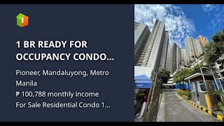 1 BR READY FOR OCCUPANCY CONDO UNIT [upl. by Ailecara]