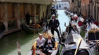 Venice tests entry fee for daytrippers to help with overtourism [upl. by Rehportsirhc]