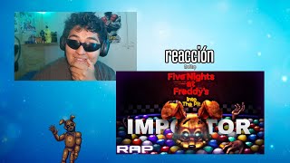 Five Nights at Freddys Into The Pit RAP  IMPOSTOR  Fred Trp prod tunnA Beatz reacción [upl. by Jelene]