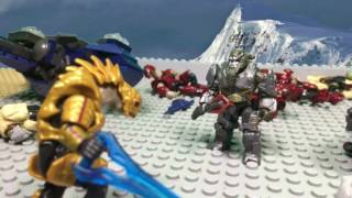 Arbiter VS Atriox Halo Mega Bloks Stop Motion [upl. by Aciretal551]