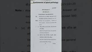 Fundamental of plant pathology BScAgriculture2nd semester agristudy1 agricultural studymaterial [upl. by Erapsag]