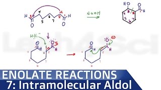 Intramolecular Aldol Condensation Reaction Mechanism  Trick [upl. by Zul]