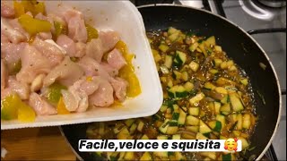 Ricetta Spaghetti Cinesi con Pollo e zucchine Alla Me 😆 [upl. by Peterus404]