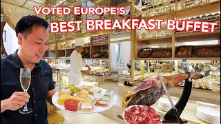 Is this Europes Best Breakfast Buffet Majestic Breakfast in Barcelona [upl. by Lacie396]