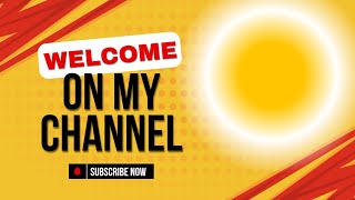 Welmoce to my Channel [upl. by Schulz]