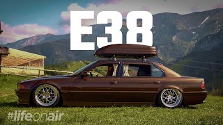 Tibor’s E38 BMW on Air Suspension – LifeOnAir [upl. by Fionna]