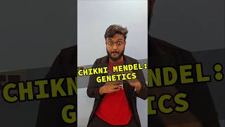 Mendel A Singer🫛 Mendels theory Genetics shorts shivamrajaiims neetexam biology comedy [upl. by Graig]